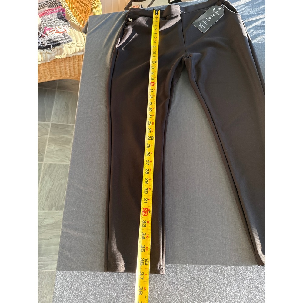 Angel Cult Womens Black Stretch Butterfly Accent Pull On Pants FBP1030 XL NEW - Picture 5 of 6